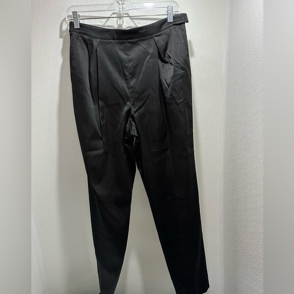 MM LaFleur Satin Windsor Trouser-Fir Tree Pants - Picture 2 of 6